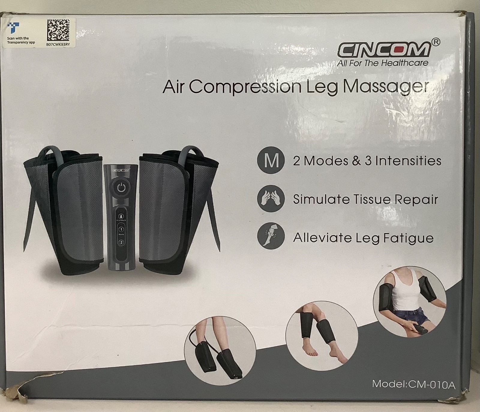 Cincom CM-010A Circulation Air Calf Compression Muscle Relaxation Leg Massager
