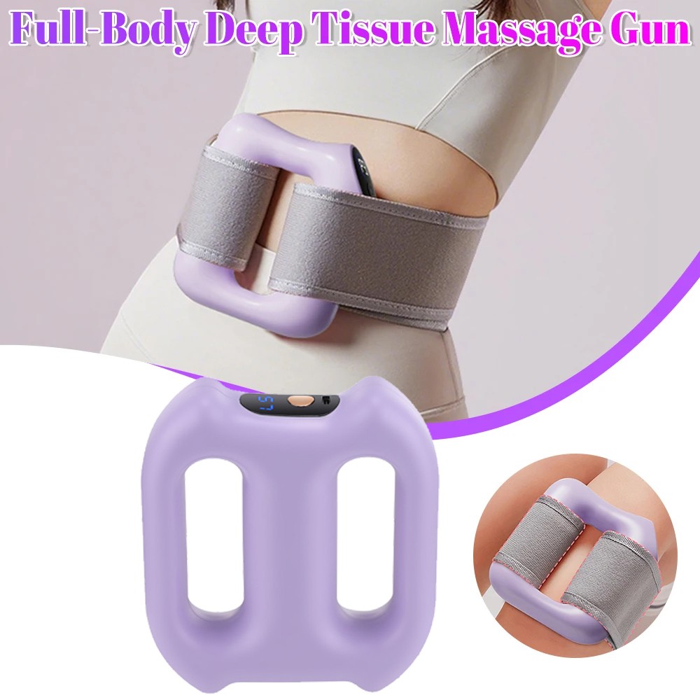Fascia Ring Massager w/ Strap 5-Mode Full Body Relief & Portability Waist & Legs