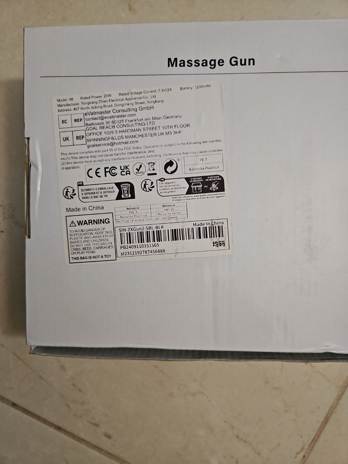 Massage Gun Model 08