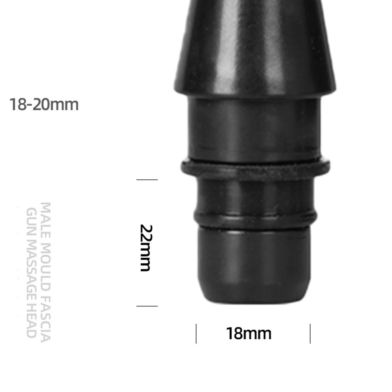 Replacement Heads Attachments For Massage Gun Body Deep Tissue Muscle Massager