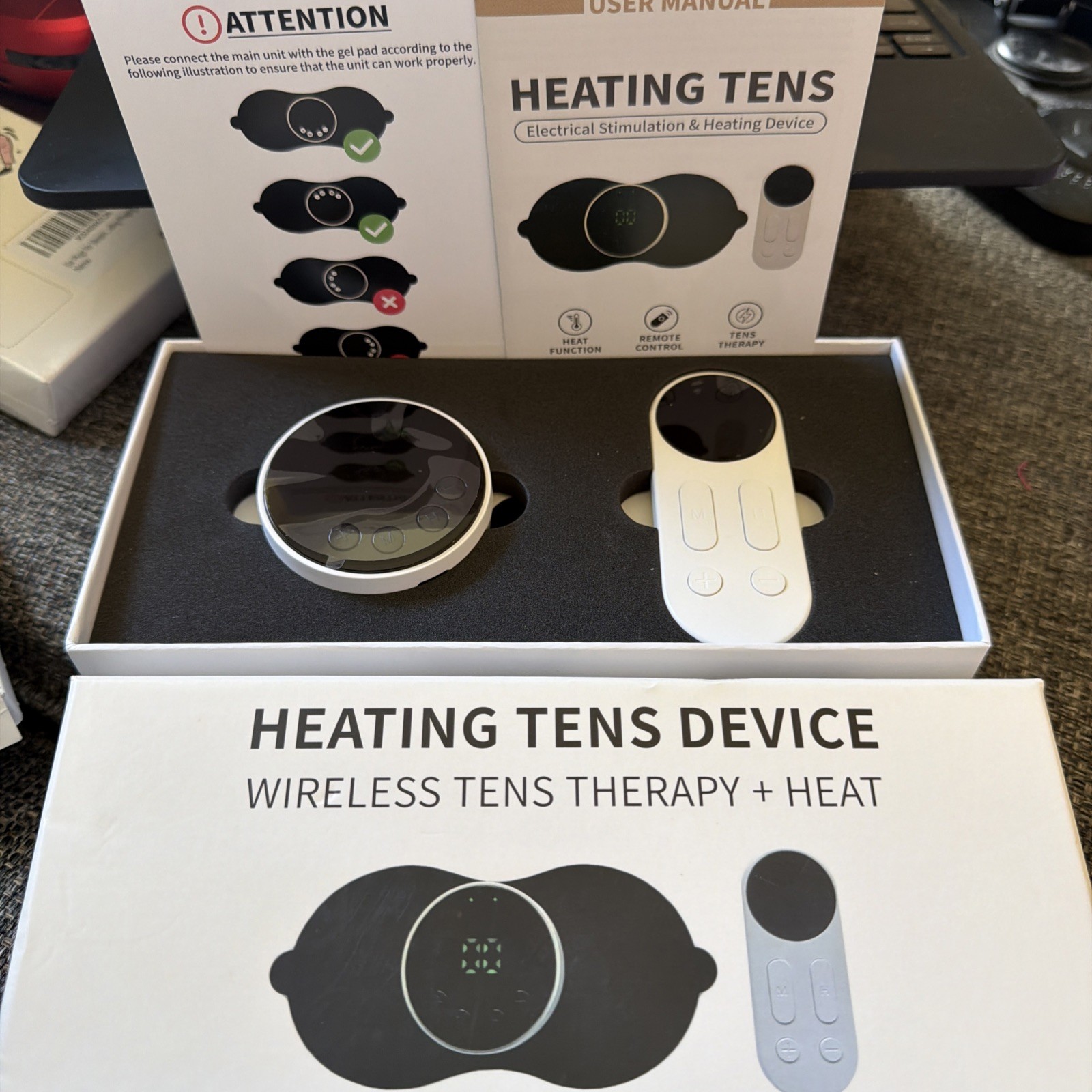 Heating Tens Device