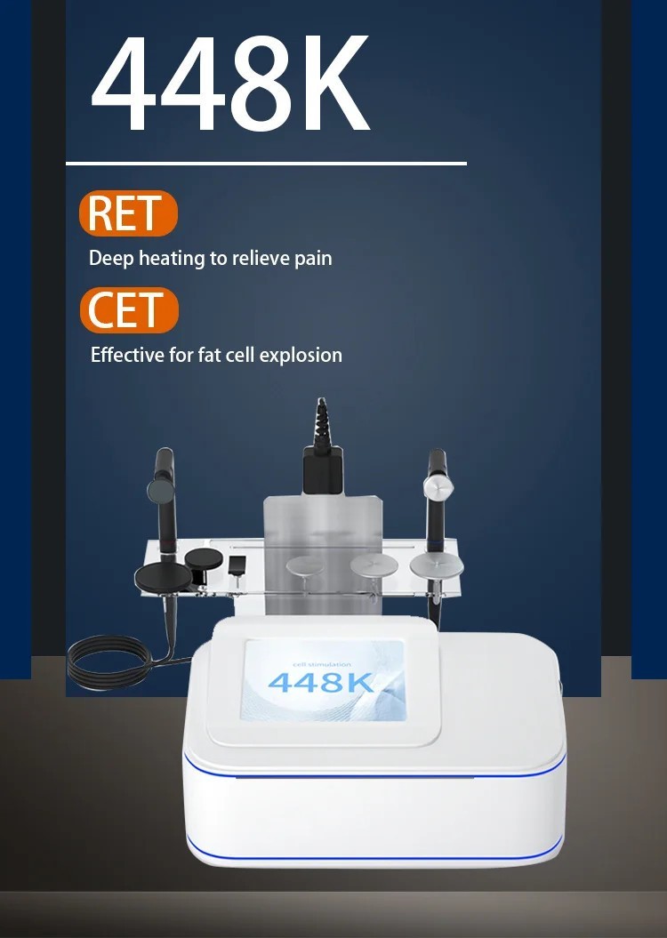 448khz Tecar Therapy Machine CET RET Physiotherapy Sports Injury Pain Relief