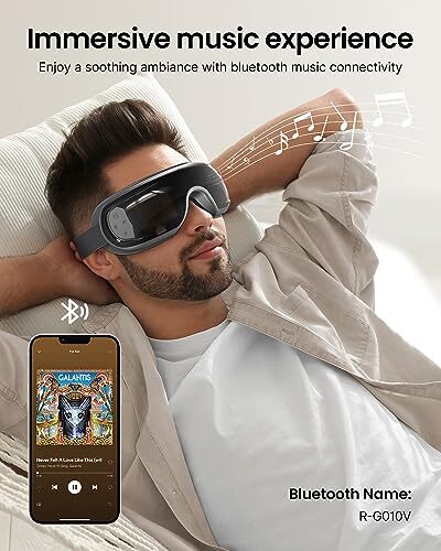 RENPHO Eyeris 3 – Voice Controlled Eye Massager with Preset Commands & Heat H…