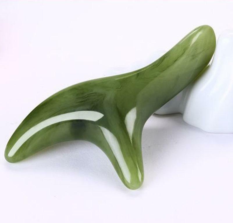 1Pcs 4.7inch Acupuncture Point Rod Foot Massage Tool Amber Triangle Bird