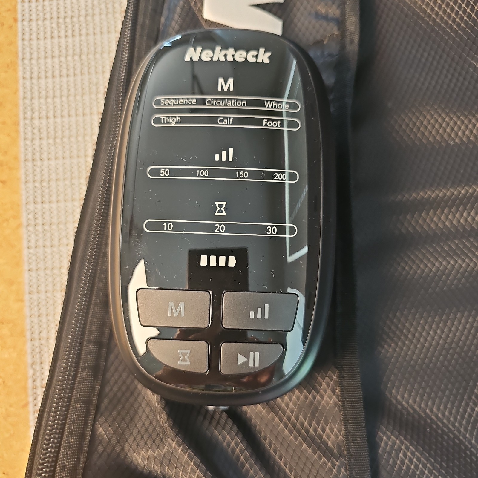 Nekteck Leg Massager Recovery System, Cordless Air Compression Massage One Leg