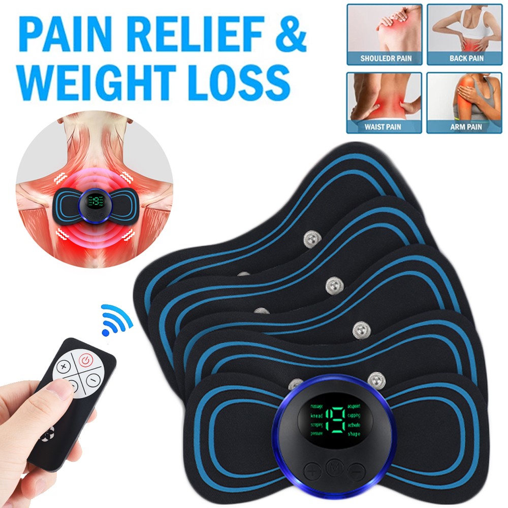 8 Modes 19 Intensity Pulse Tens EMS Massager Muscle Stimulator Pain Relief Gift