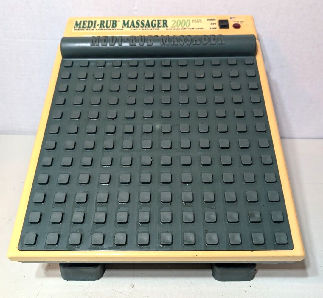 Medi Rub Massager 2000 Plus MR-3F Vibrating Foot Massage Machine (Made in USA)