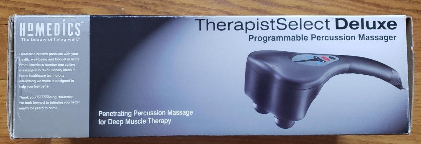 HOMEDICS THERAPIST SELECT Deluxe Electronic Percussion Massager W/Heat PA-350H