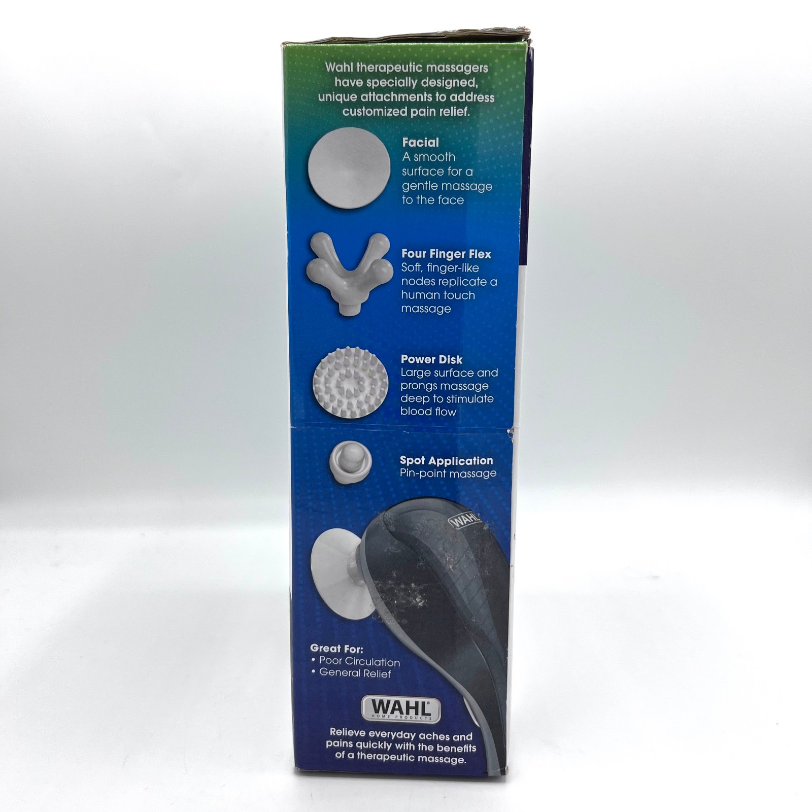 WAHL FSA Approved Powerful Therapeutic All Body Massager Pain Fatigue Reliever