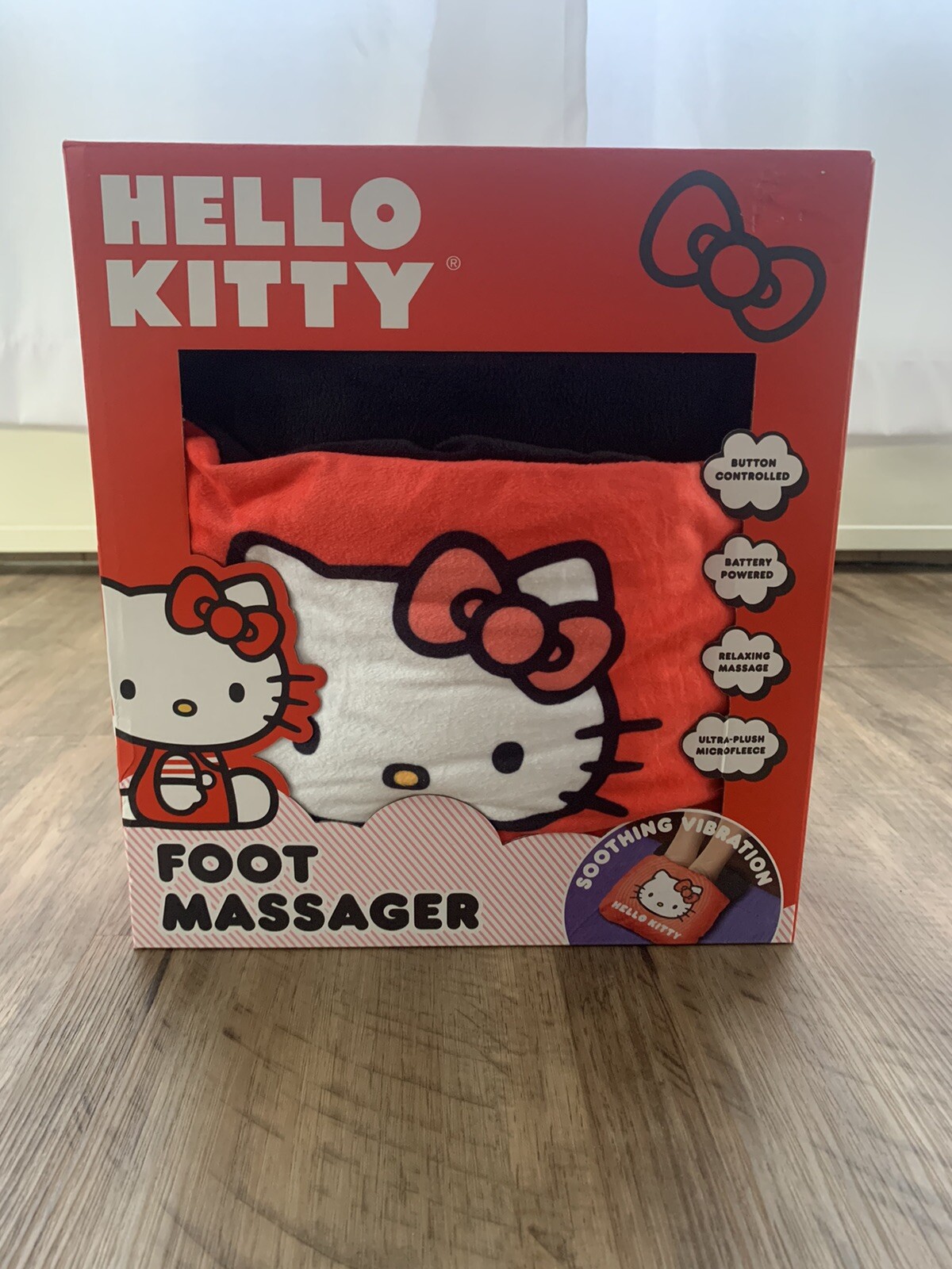 Hello Kitty Foot Massager Battery Powered Button Controlled New