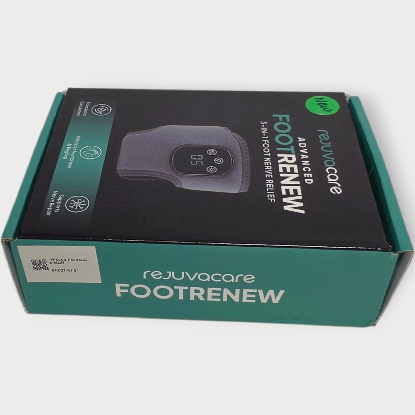NEW in box RejuvaCare Advanced Foot Renew Massager – 3 in 1 Foot Nerve Relief
