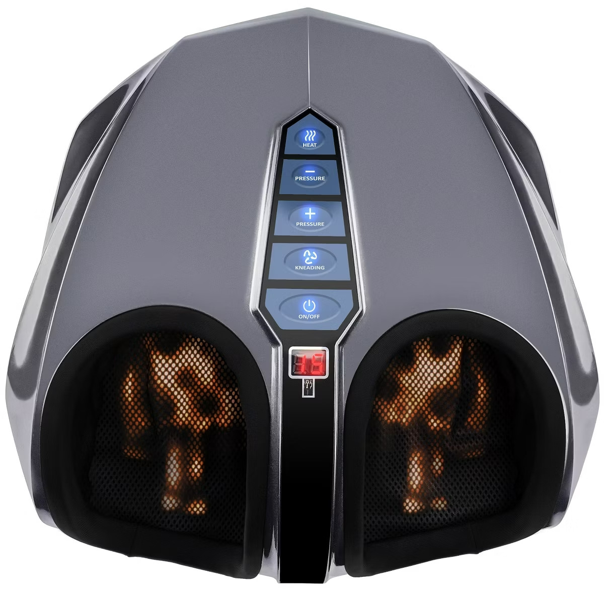 MIKO Shiatsu Foot Massager Deep Kneading & Heat | Remote | Charcoal Grey | New