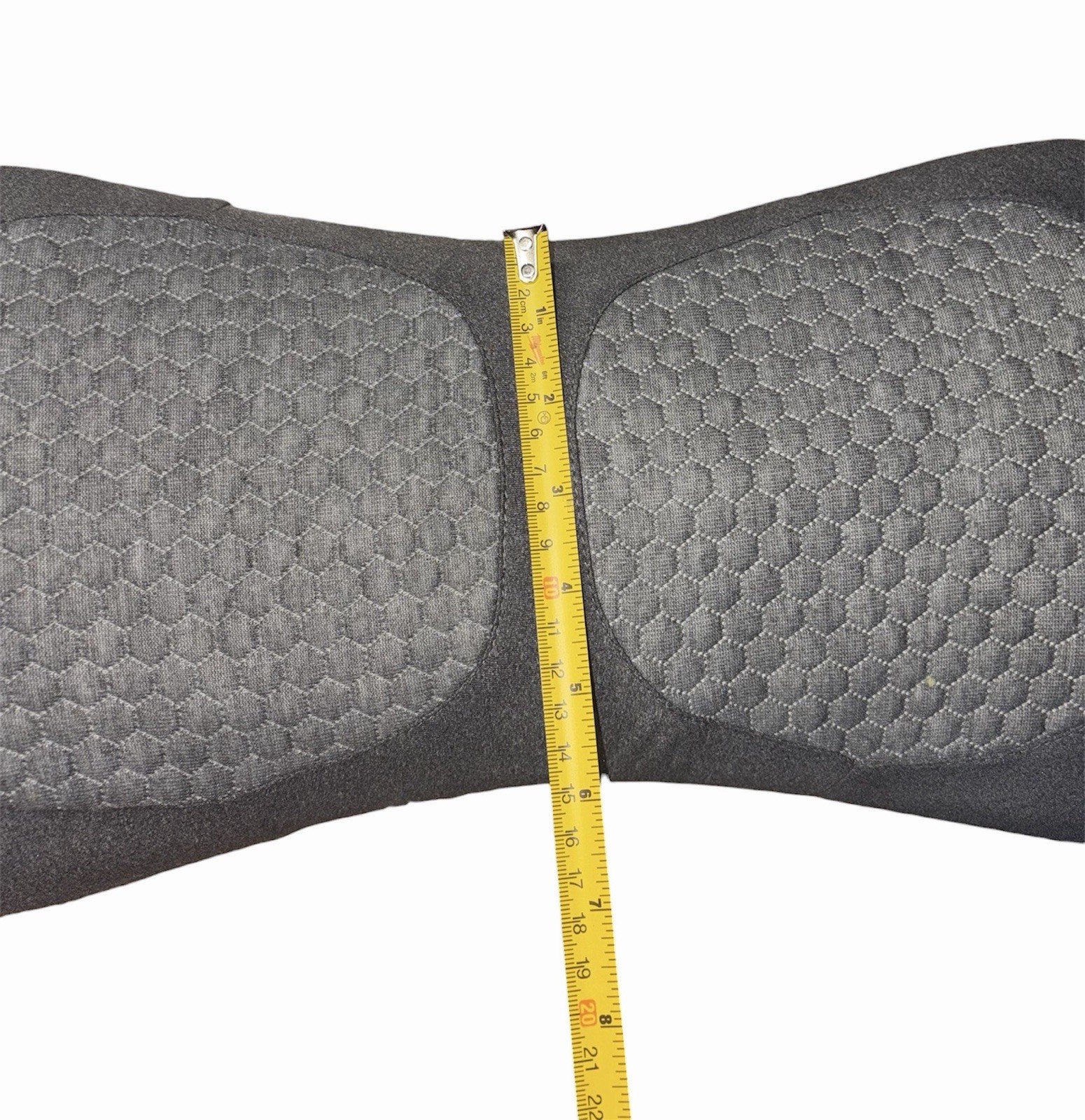 3-in-1 Lumbar Support Pillow with Heat, Vibration & Stretching & Blackout Mask
