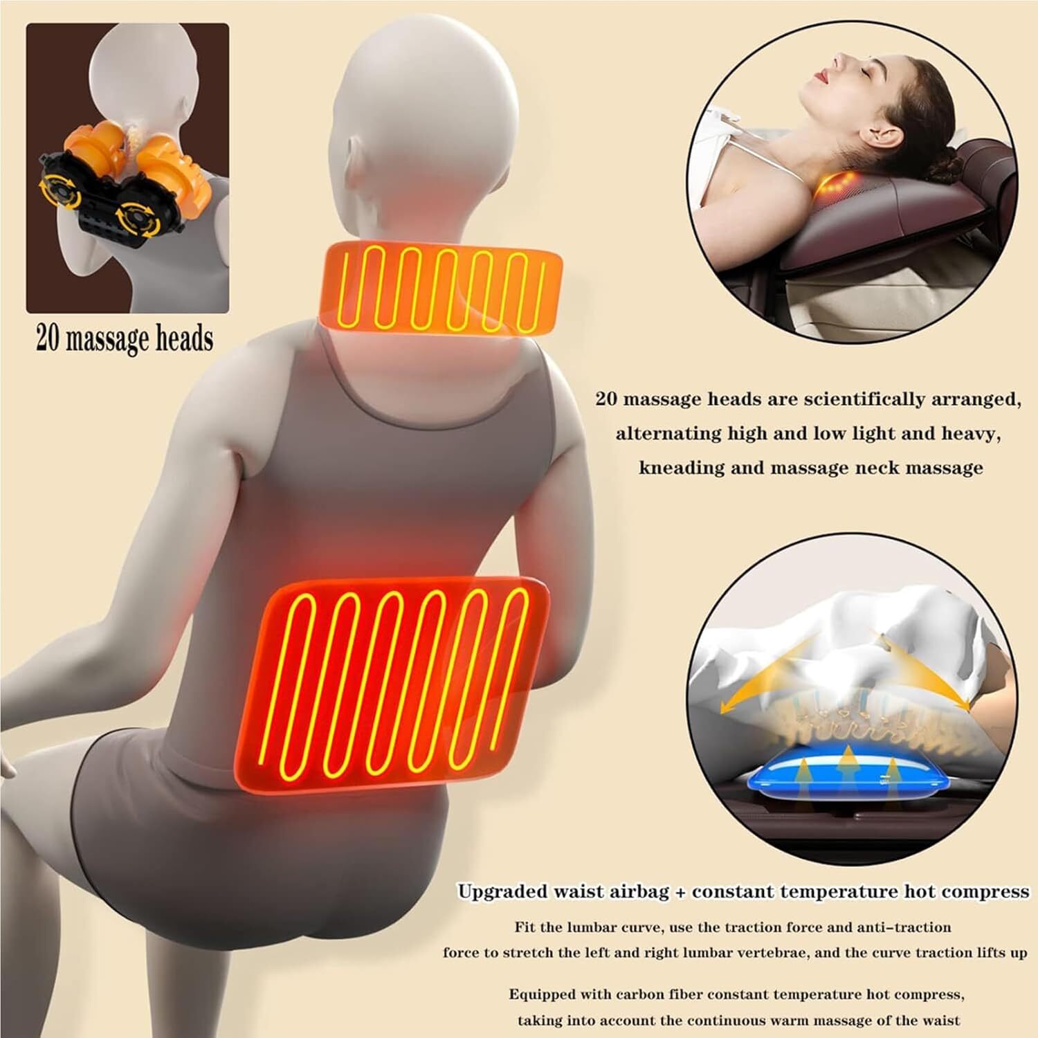 Full Body Electric Massage Mat Electric Massage Mattress Vibrating Heating Pad
