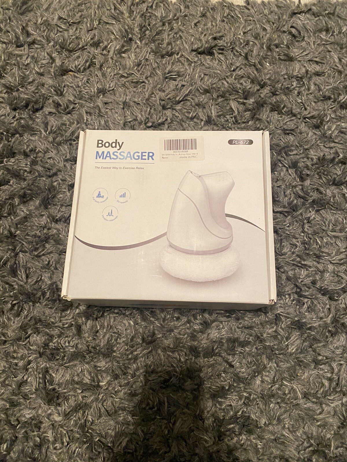 QUSADO PL-672 Black White Corded Electric Skin Friendly Anti-Cellulite Massager