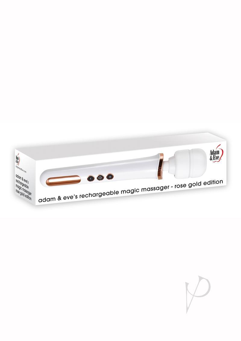 Adam & Eve’s Rechargeable Magic Massager Rose Gold Edition