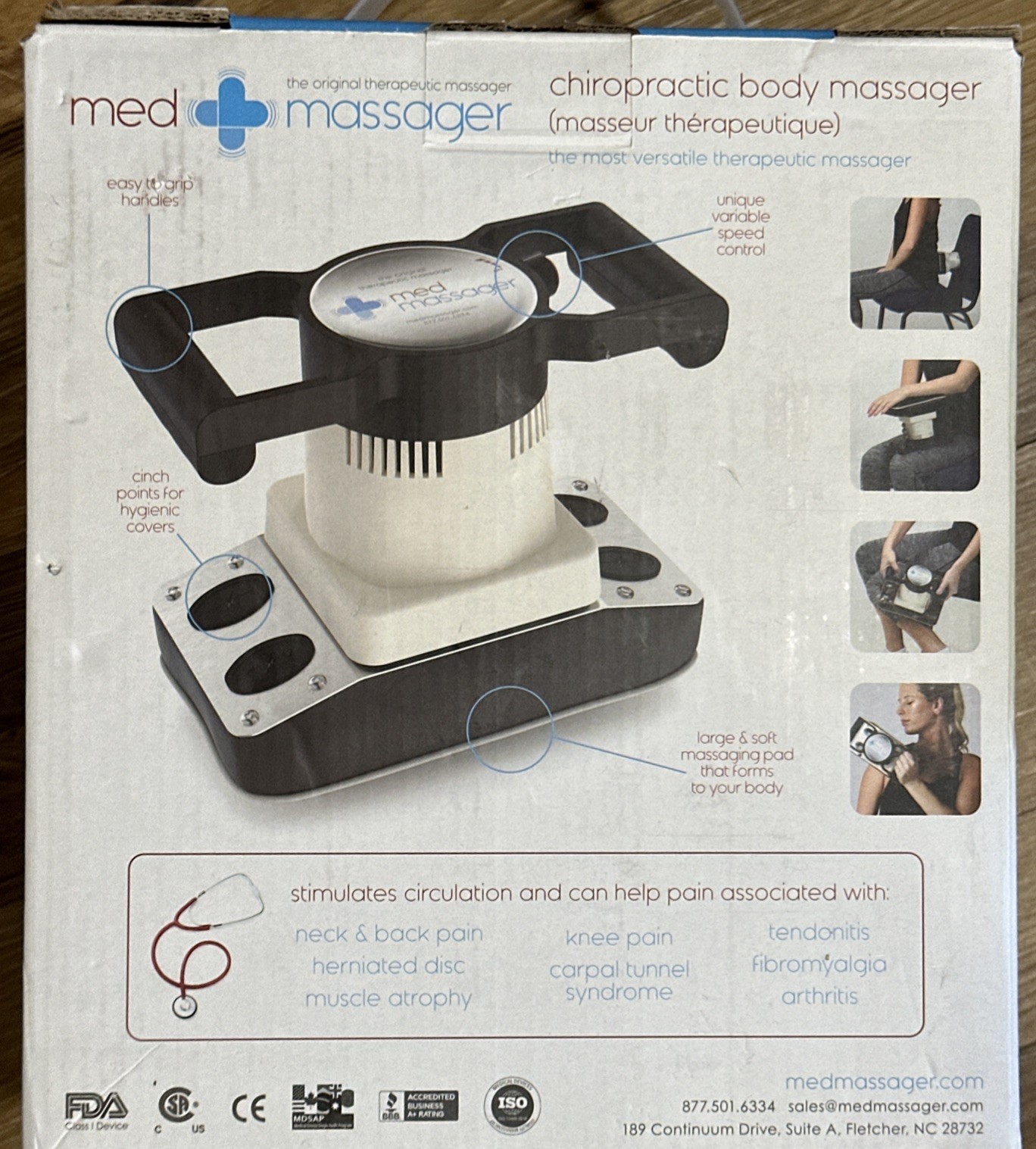 New MED Massager MediMassager Body Deep Tissue Therapy Chiropractic MMB04