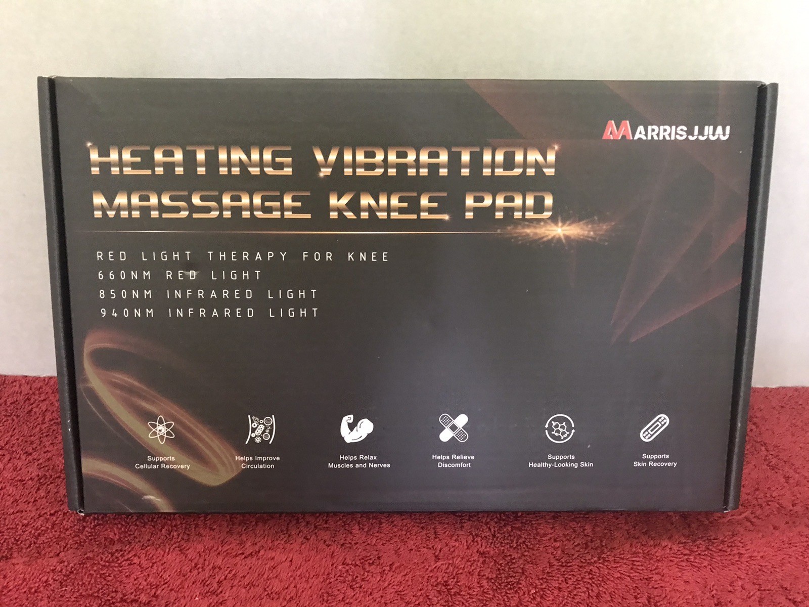 Marris JJW Red Light Therapy Knee, Elbow, Shoulder Massage w/ Heat & Vibration