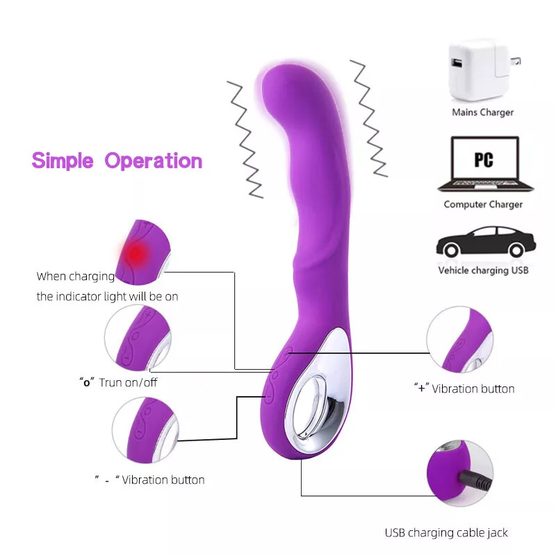 For Women Powerful Personal Bullet Vibrators Waterproof Neck Wand Massagers Toys