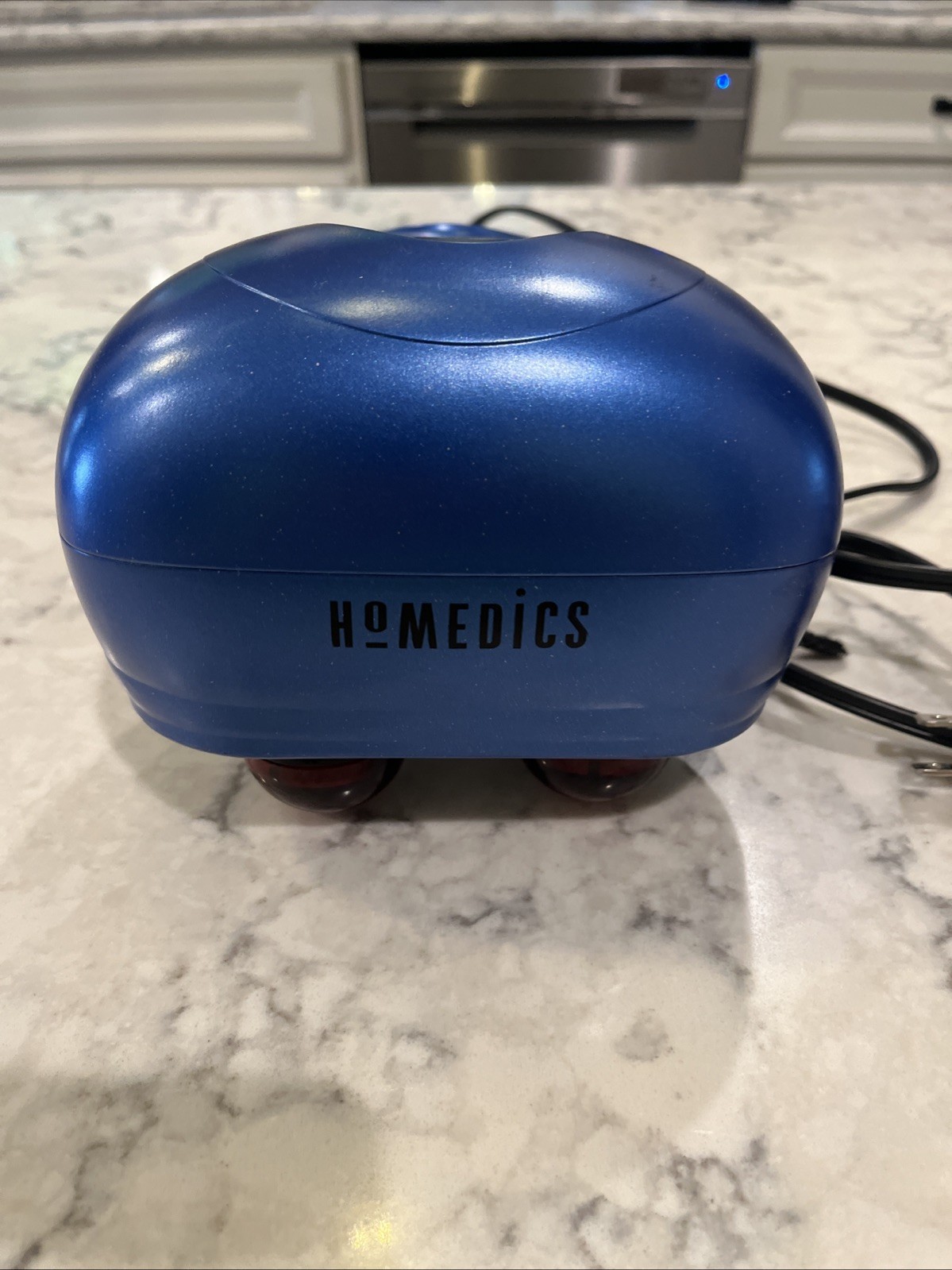 Homedics PA-400HA Select Percussion Massager Handheld With Heat 3 Programs Blue