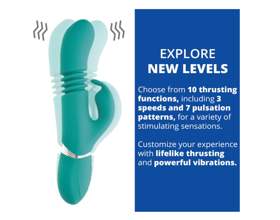 Eve’s Rechargeable Thrusting Rabbit – by Adam & Eve