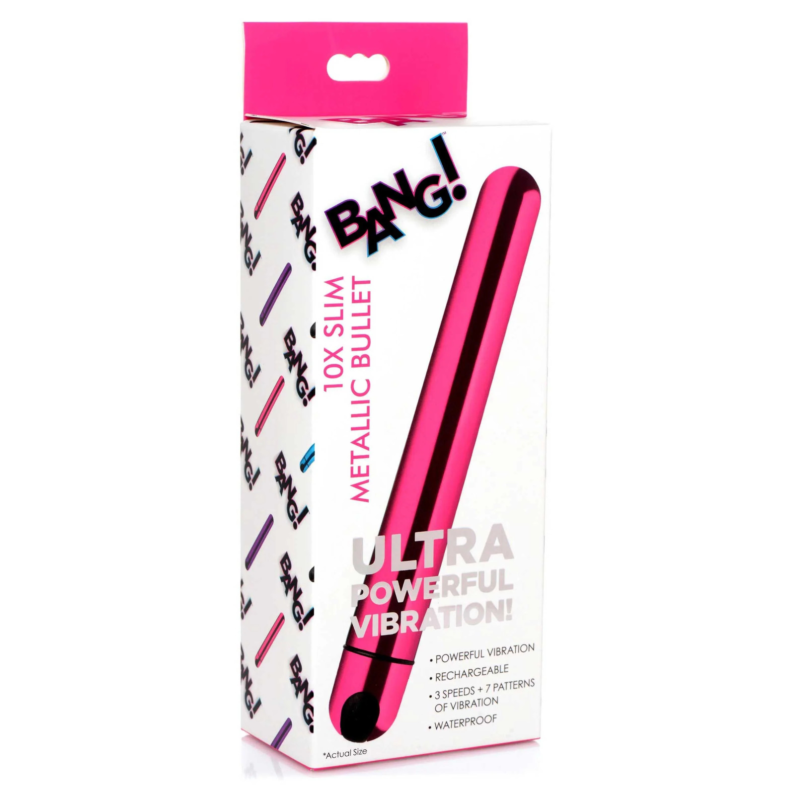 10x Slim Metallic Bullet – Pink
