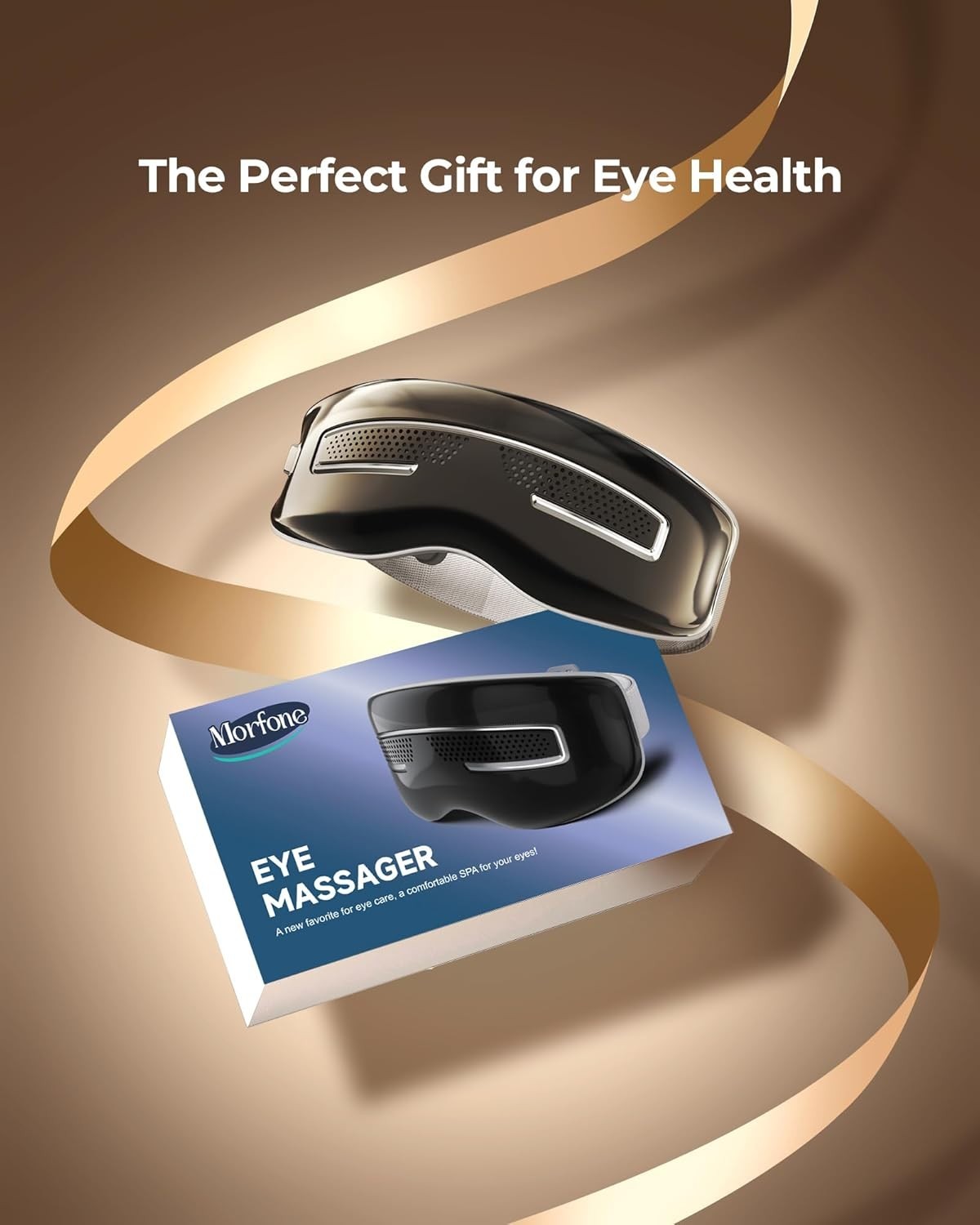 Eye Massager w/ Heat & Cooling, Bluetooth Music, 4 Modes, Smart Sleep Mask