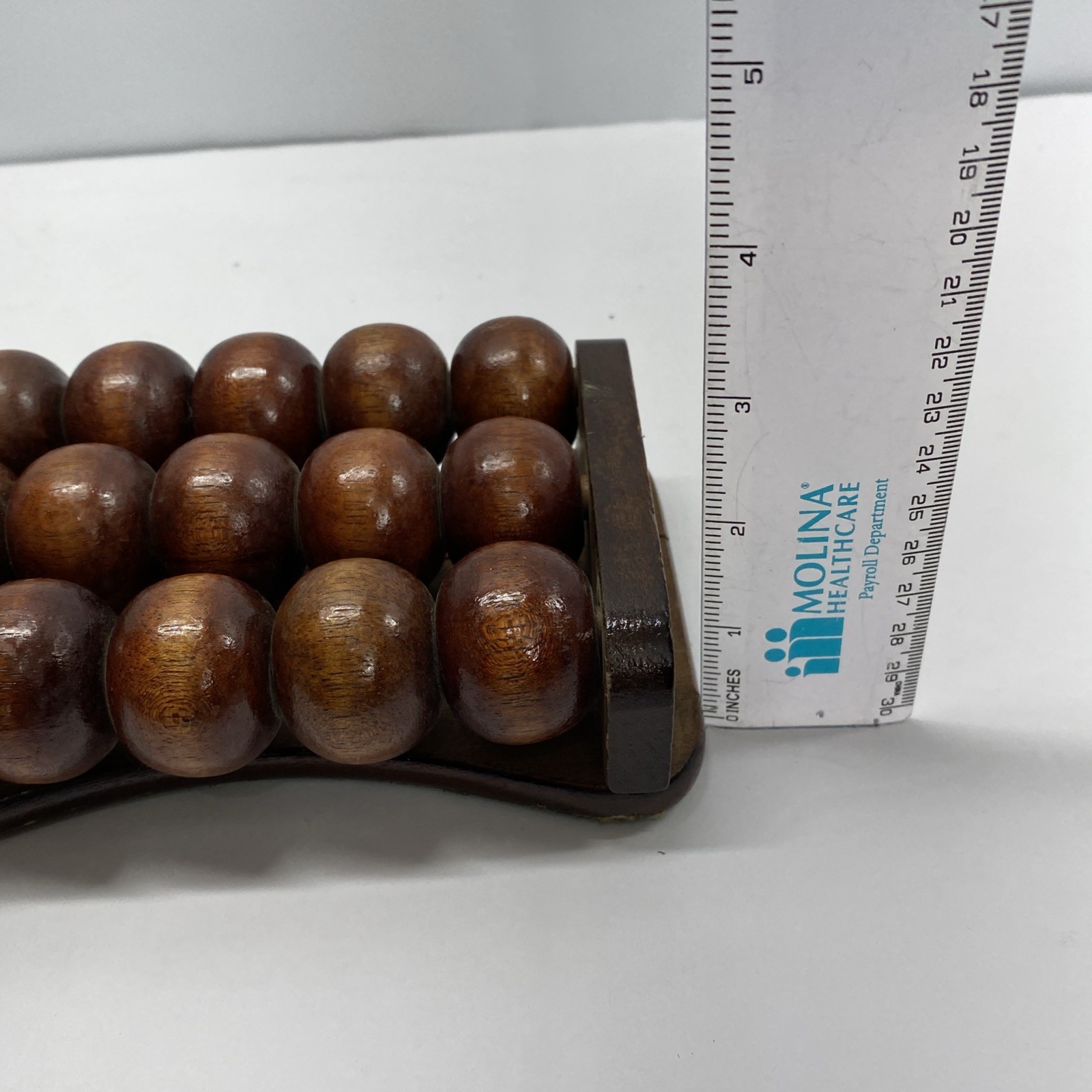 Portable Wood Roller Foot Massager Reflexology Therapy