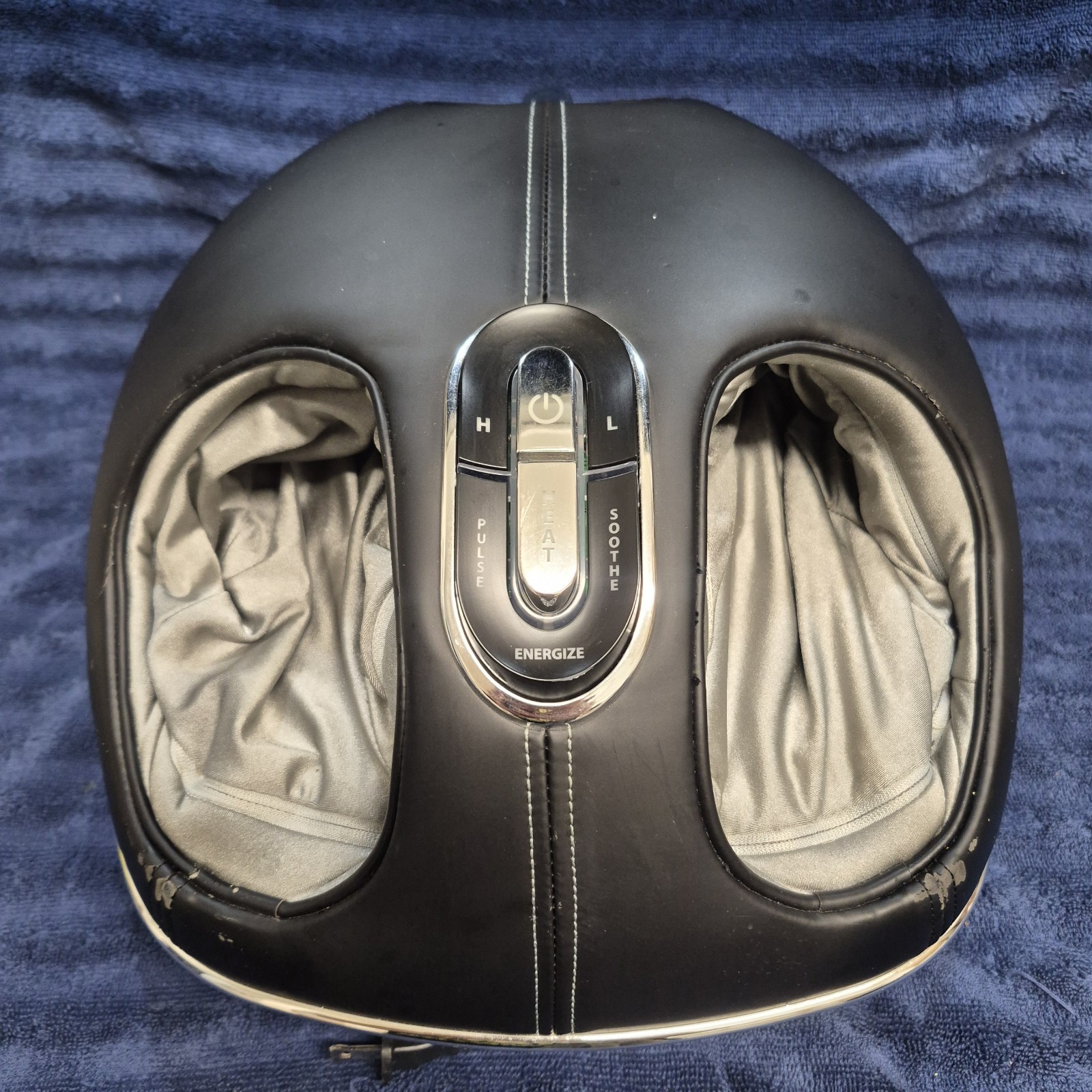 Brookstone Shiatsu Foot Massager with Heat E-8090 Deep Kneading Tested Works