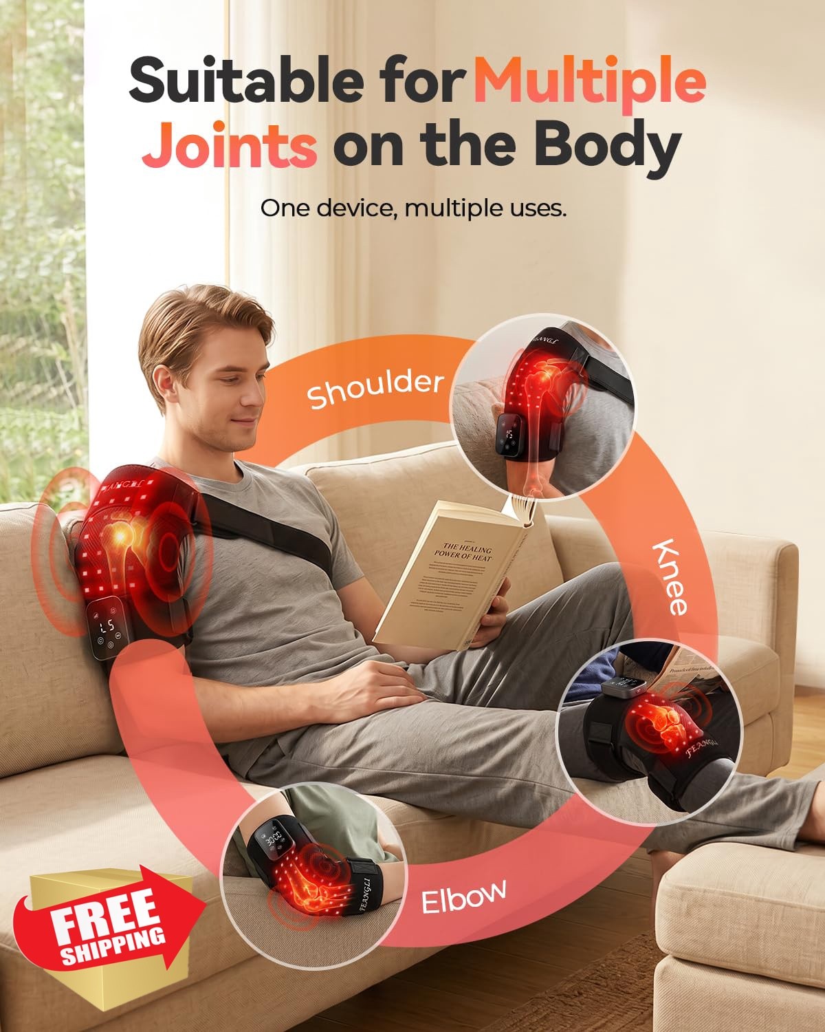 feangli Red Light Knee Massager 1 Pack