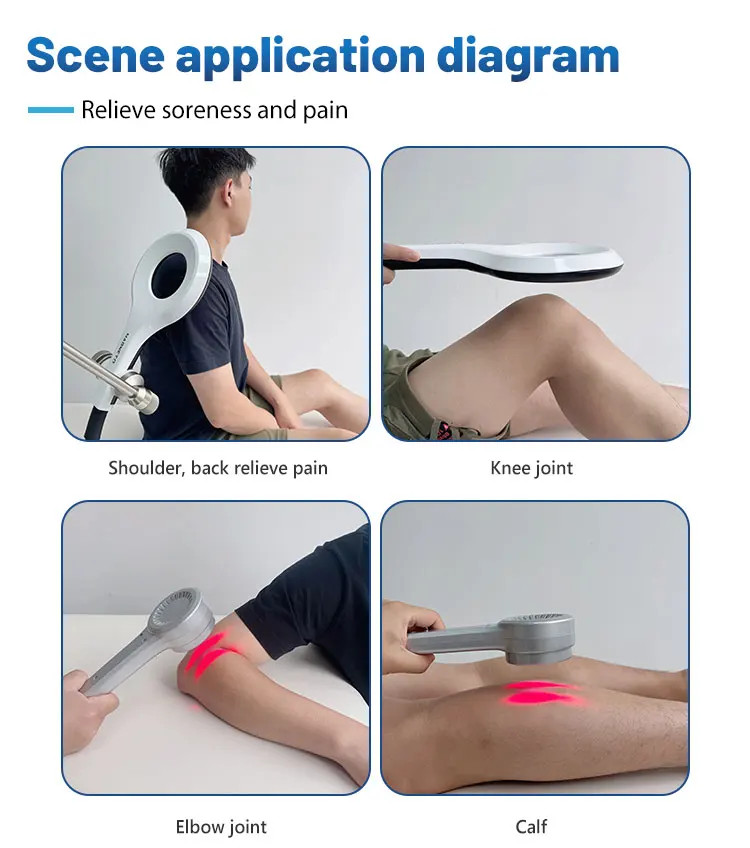 3 In1 EMTT Physio Magnetic Magneto Shock Wave Laser Physio Relax Massage Machine