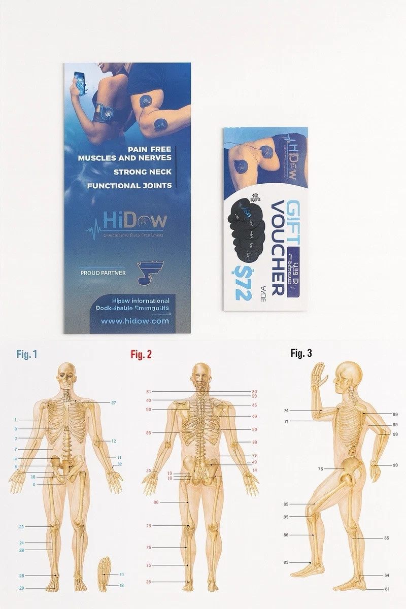 Hidow Pro Touch 6-12 Tens/Ems FDA (New ) with extras