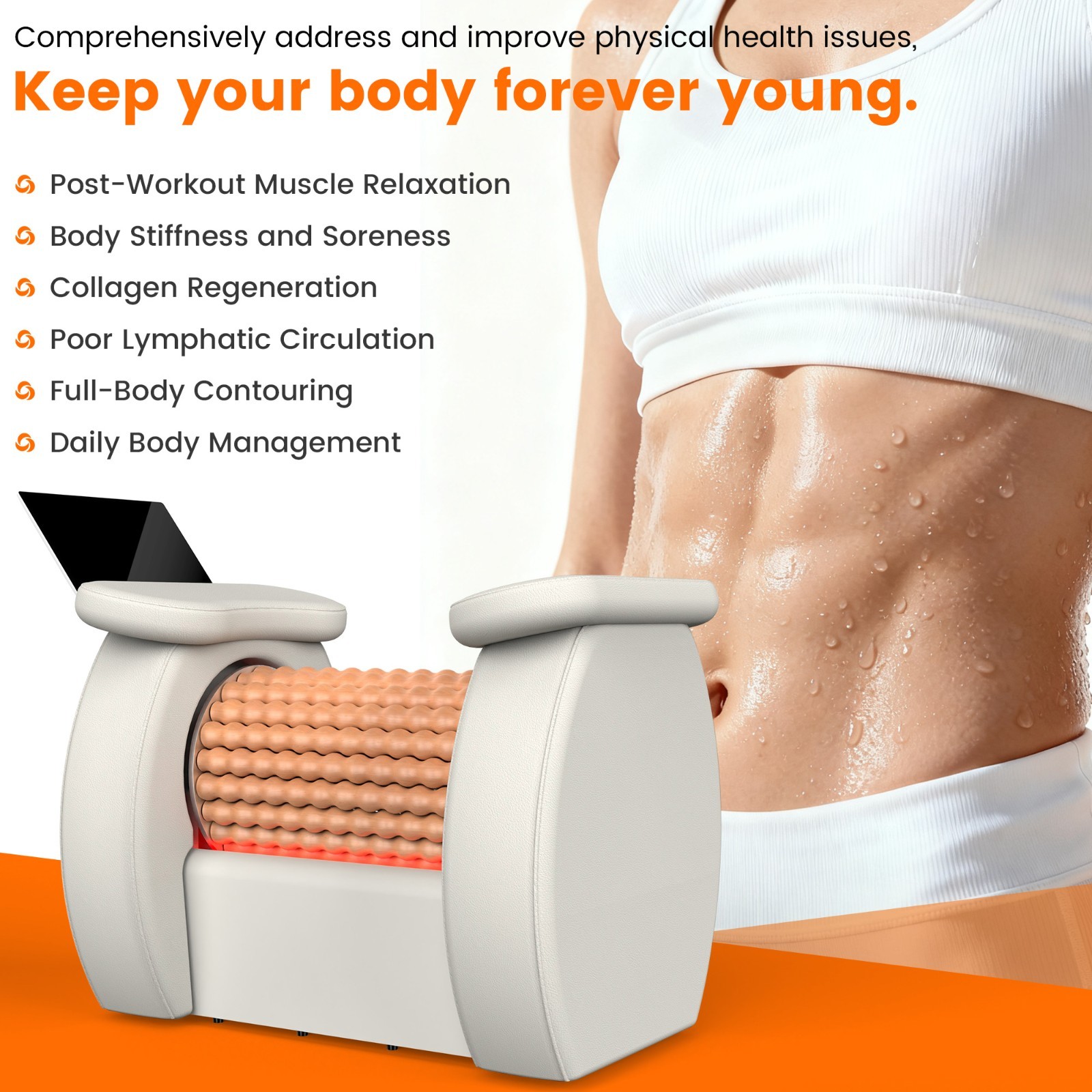 Body Shaping Roller Machine – 10 Min Daily for Contouring Relax Your Body