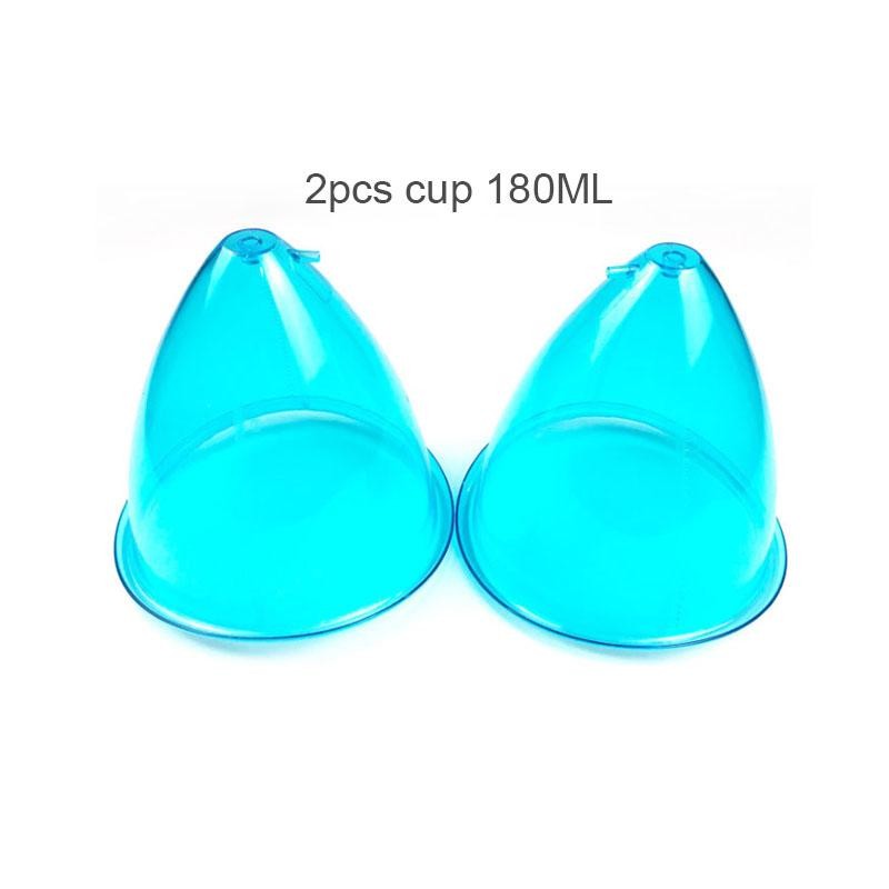 2pcs 210ml/180ml/150ml/120ml Breast Enlargement Cupping Hip Lifting Buttock Vacu