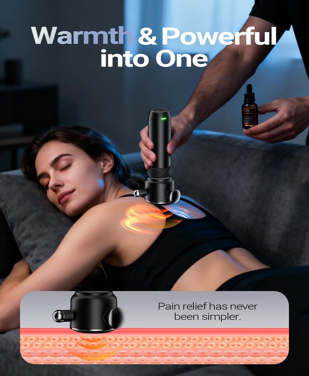 Muscle Relief Gun HYAKO R1 Vibrating Therapy Massager
