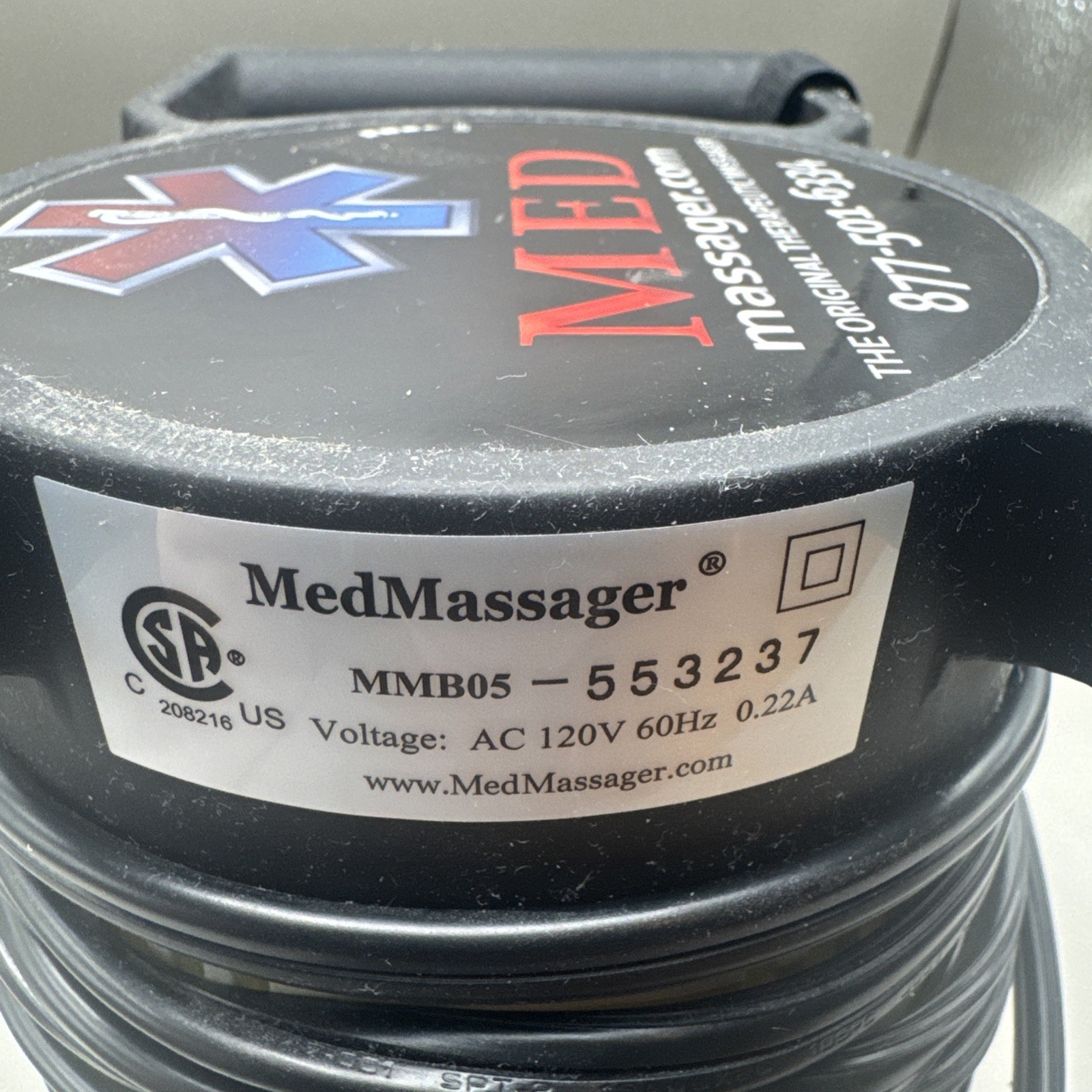 MED MASSAGER MODEL MMB05 DEEP TISSUE MASSAGER VARIABLE SPEEDS