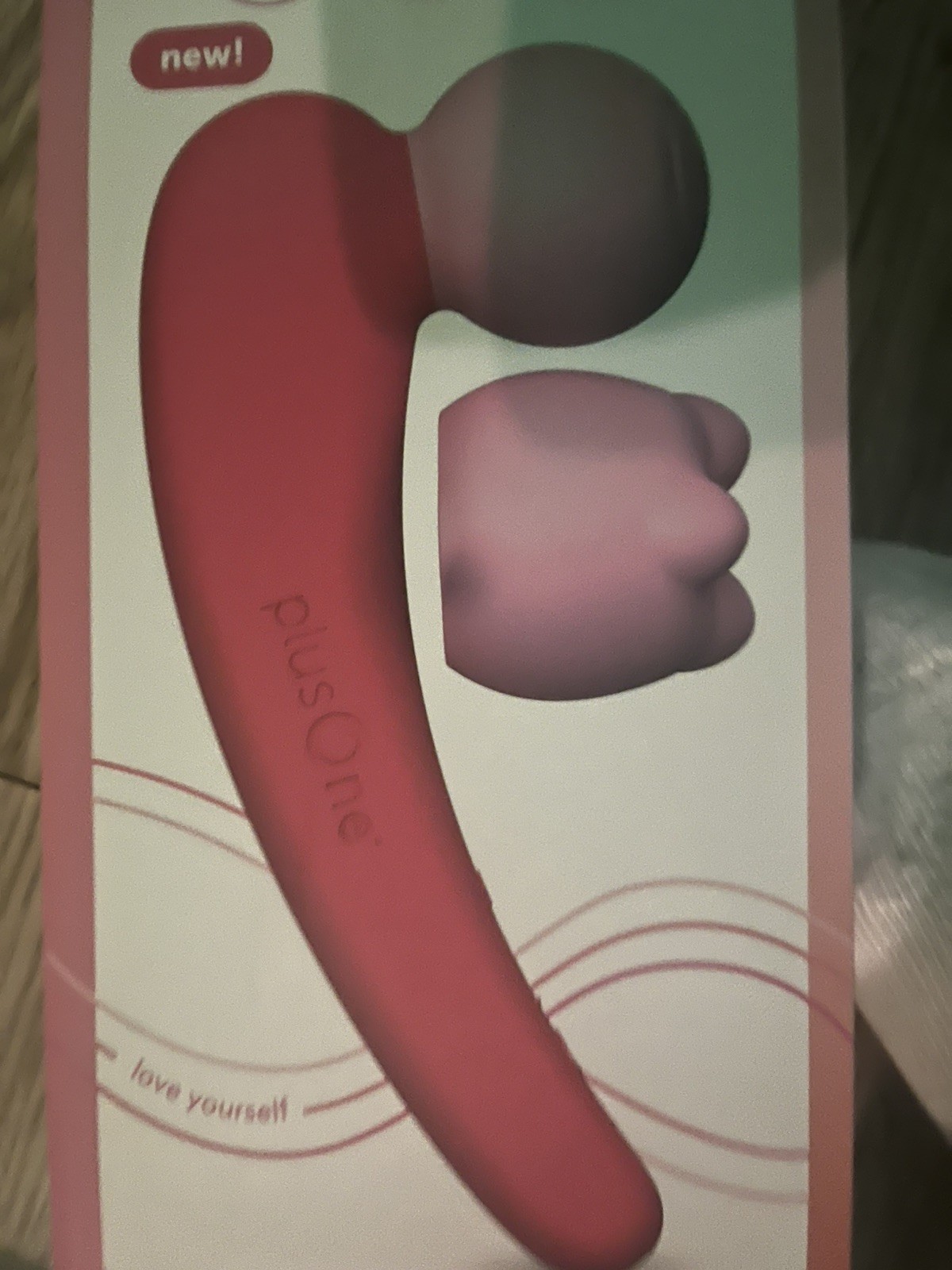 Plus One Mega Waterproof Massager Rechargeable Vibrating Wand Powerful Quiet