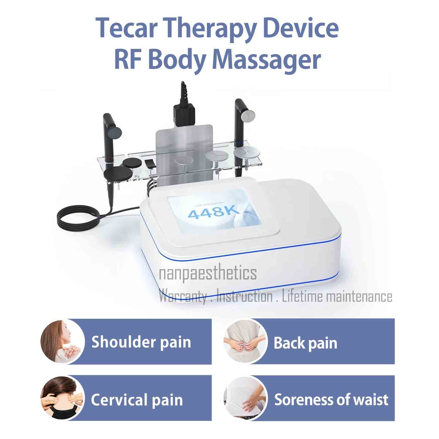 Tecar Therapy Physiotherapy RET CET Pain Relief Face Lift Body Slimming Machine