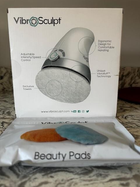Vibro Sculpt Electric Deep Tissue Massager Cellulite Remover White NEW OEM SEAL