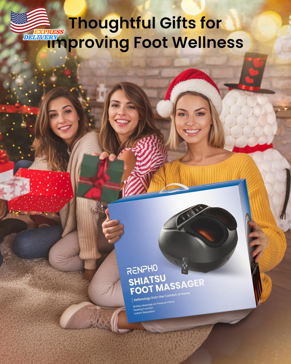 Foot Massager Machine with Heat 2026 Upgraded for Plantar Fasciitis BUY IT NOW
