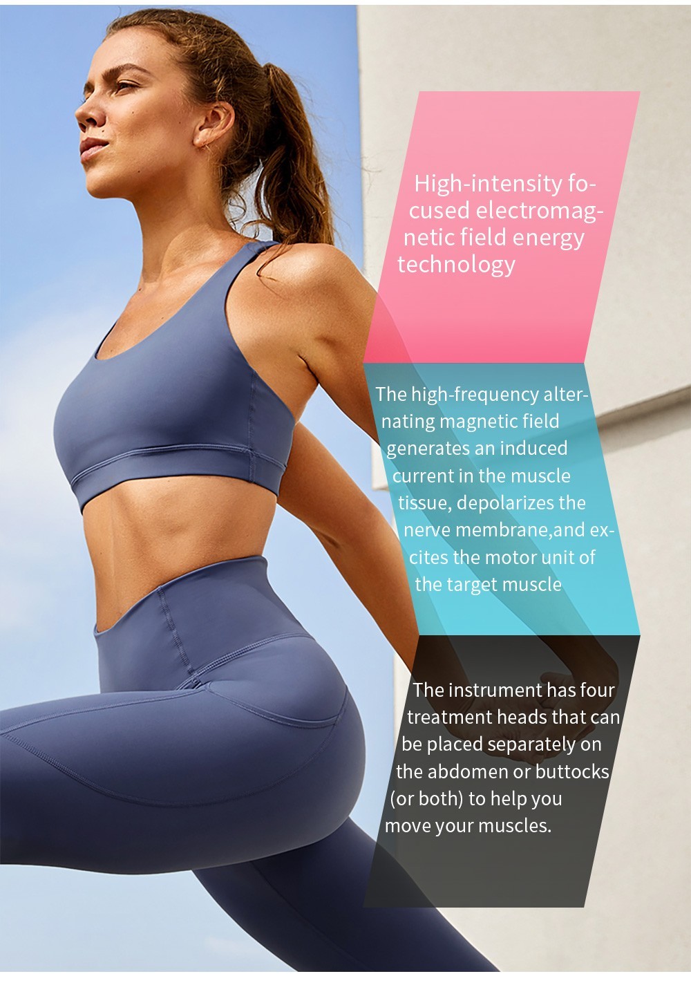 Body Shaping Massager Machine 2-Handle Muscle Toning Home Gym Use Full Body Use