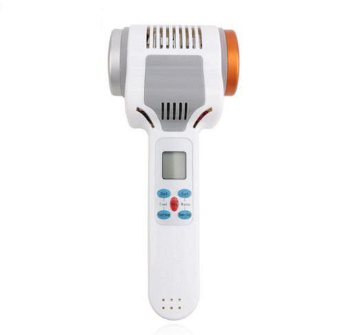 Cold and Hot Hammer Shrinking Pores Facial Massager Anti Aging Beauty Equipment