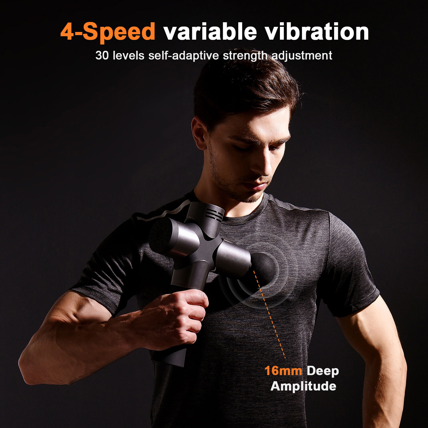 Booster Pro 3 Pro3 24V Deep Tissue Muscle Massage Gun Vibration Body Massager US