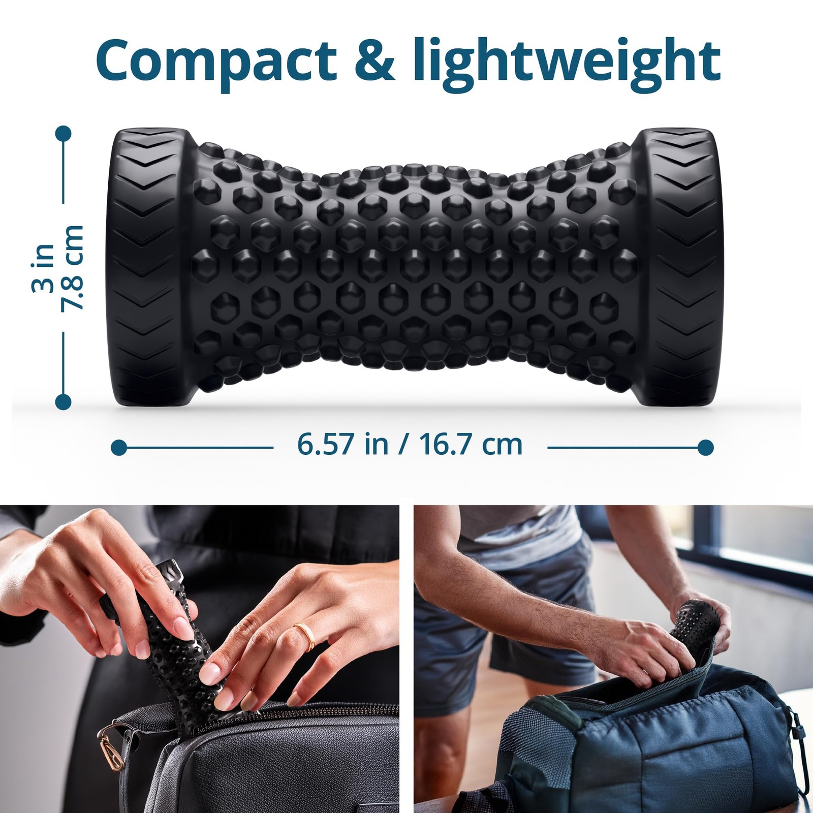 TheraFlow Foot Massager for Plantar Fasciitis Relief – Portable & Lightweight…