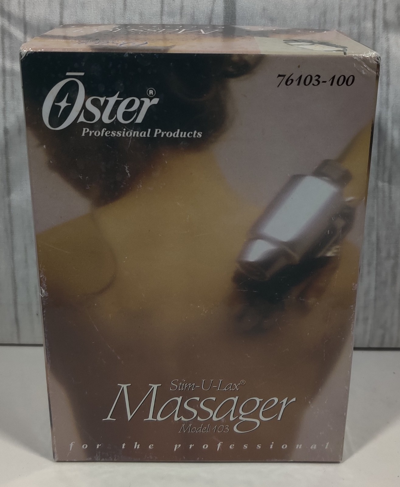 OSTER Hand Held PROFESSIONAL BODY MASSAGER 100% Ball Bearing 103-10E Chrome