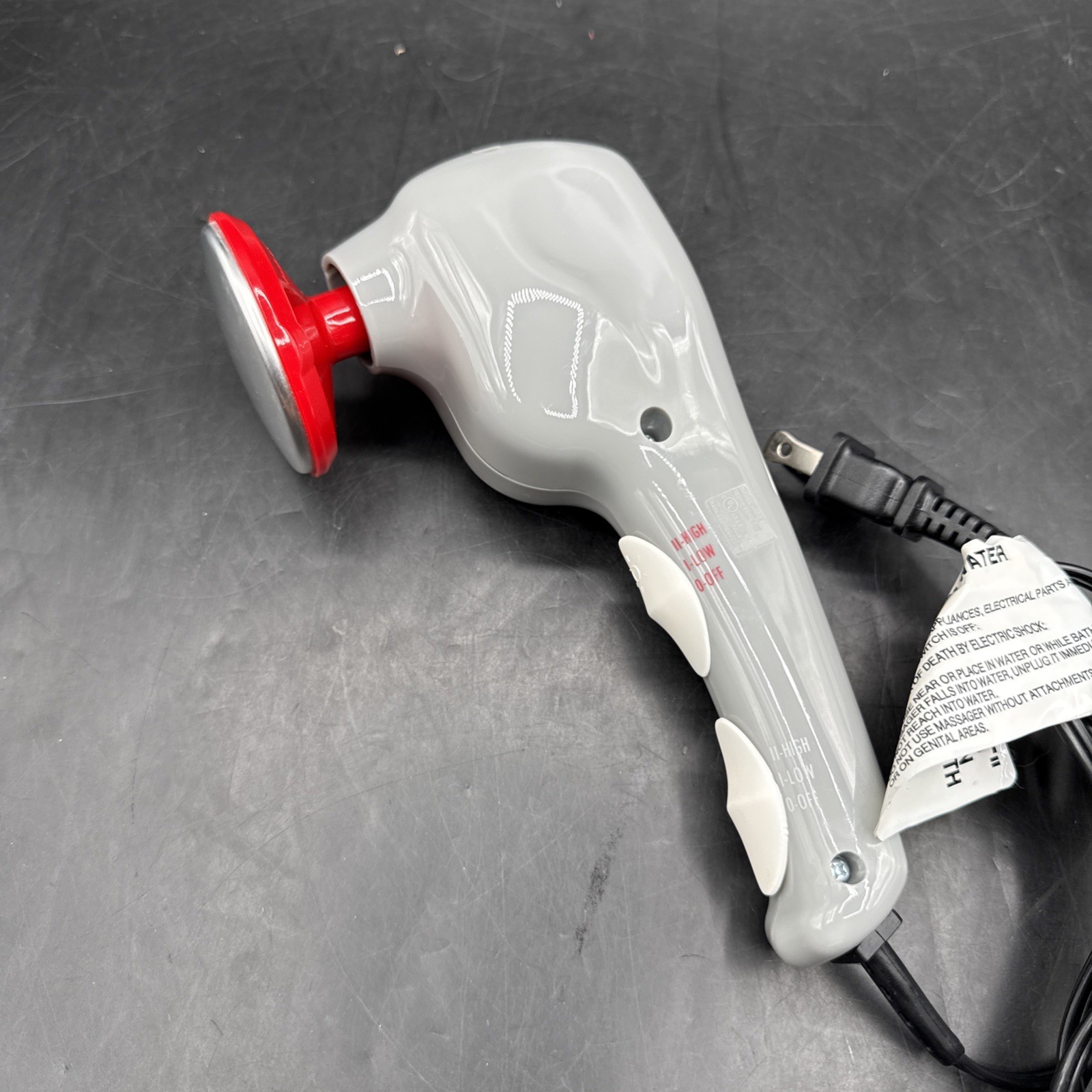Wahl 8 Heat Therapy Hand Massager Vibrator Model 4196-I Tested No Attachments