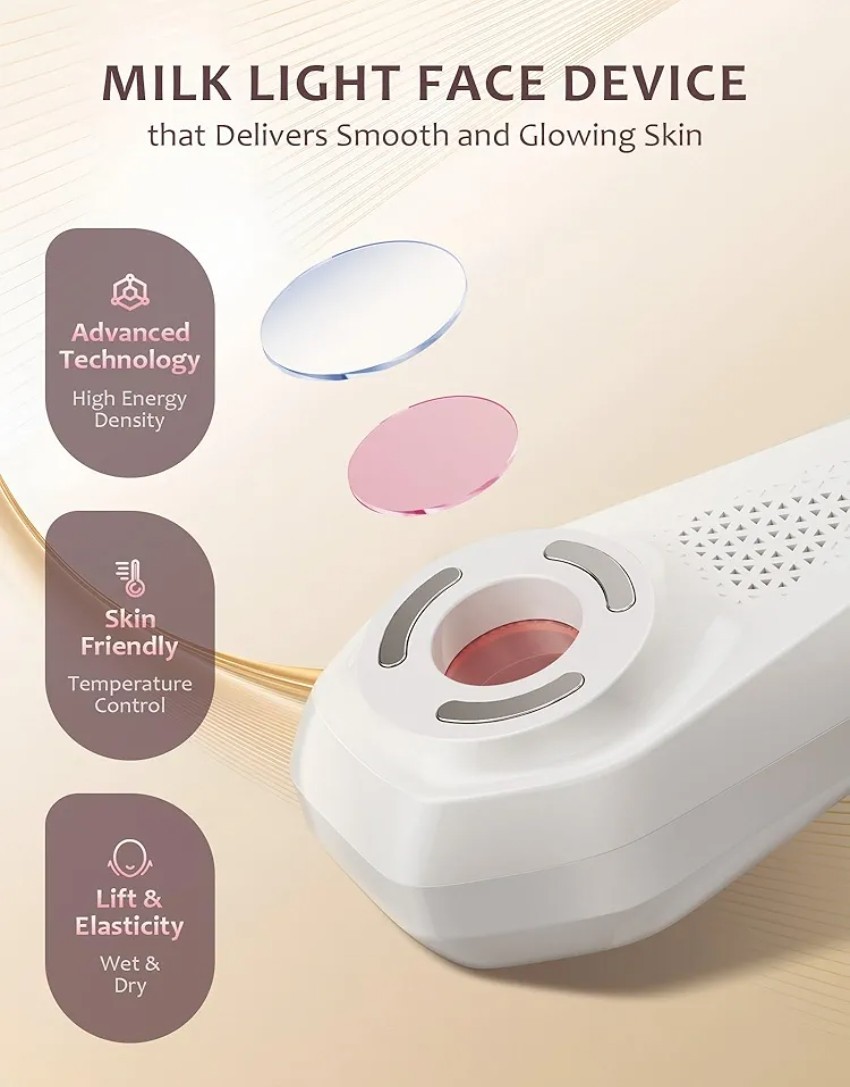 INTEO Milk Light Therapy 3 Mode Face Massager – NIB