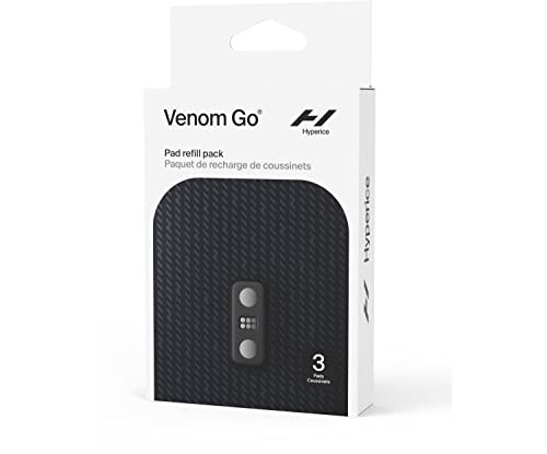 HYPERICE VENOM GO PADS REFILL PACK OF 3 082-02-0144 – BLACK