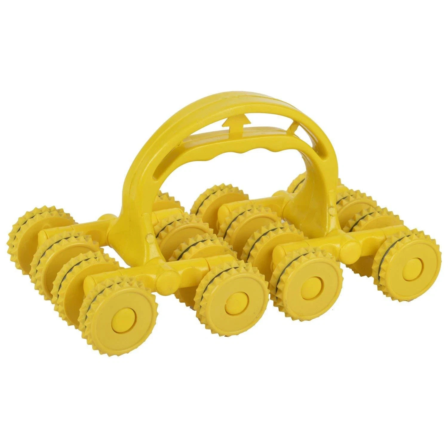 Acupressure Health Care System Bodycare Massager (20 Cm X 10 Cm X 9 Cm, Yellow)
