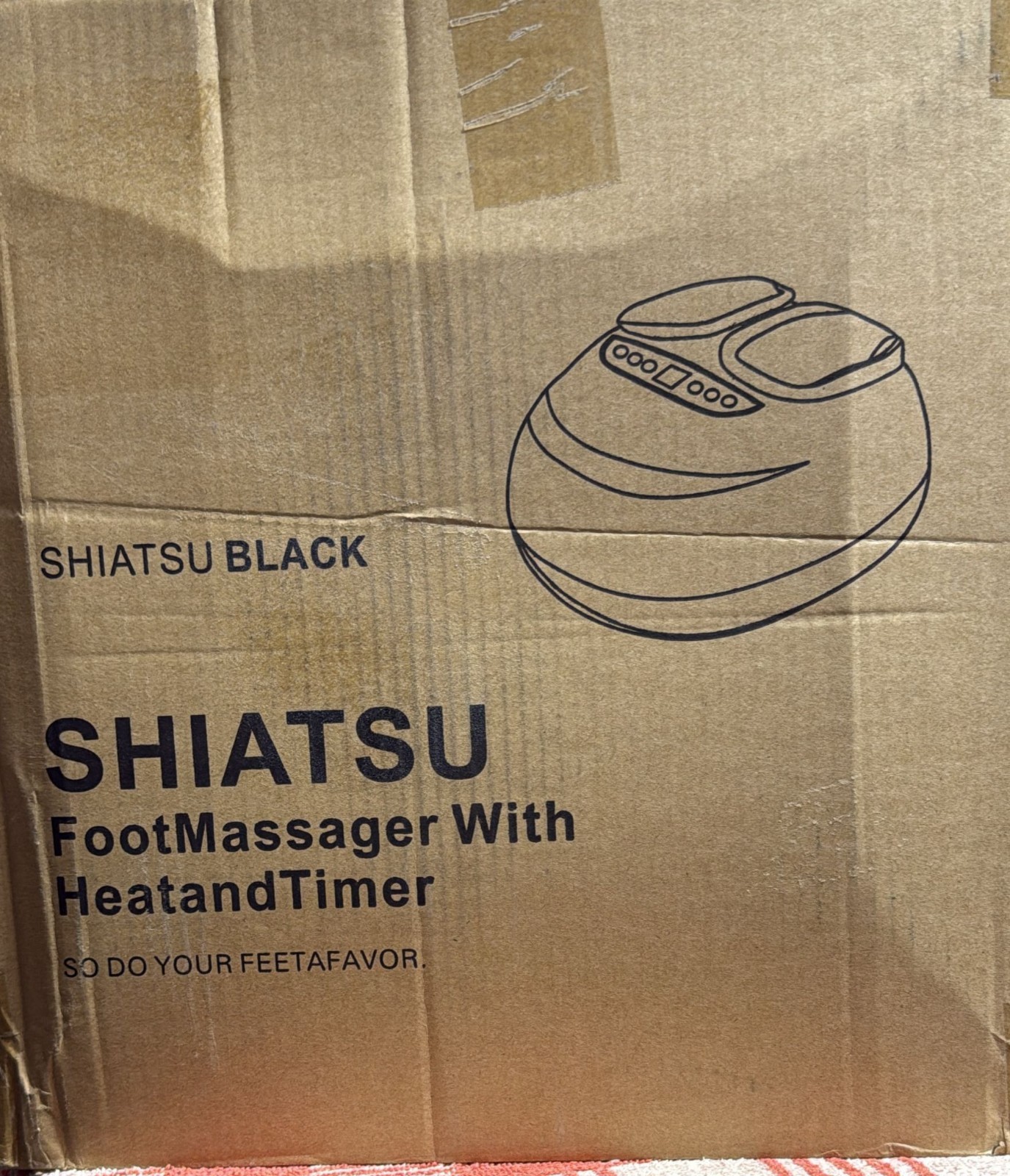 Heated Shiatsu Foot Massager Deep Kneading Pain Relief Machine Gift for Men Wome